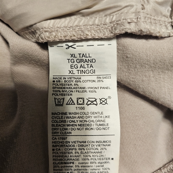 Old Navy active zip up puffer jacket xl tall - Picture 5 of 5